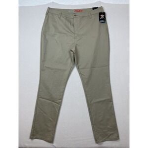 Dickies Super Flex Twill Pant Women's 16/36R Straight Leg MidRise (flaws)Stretch